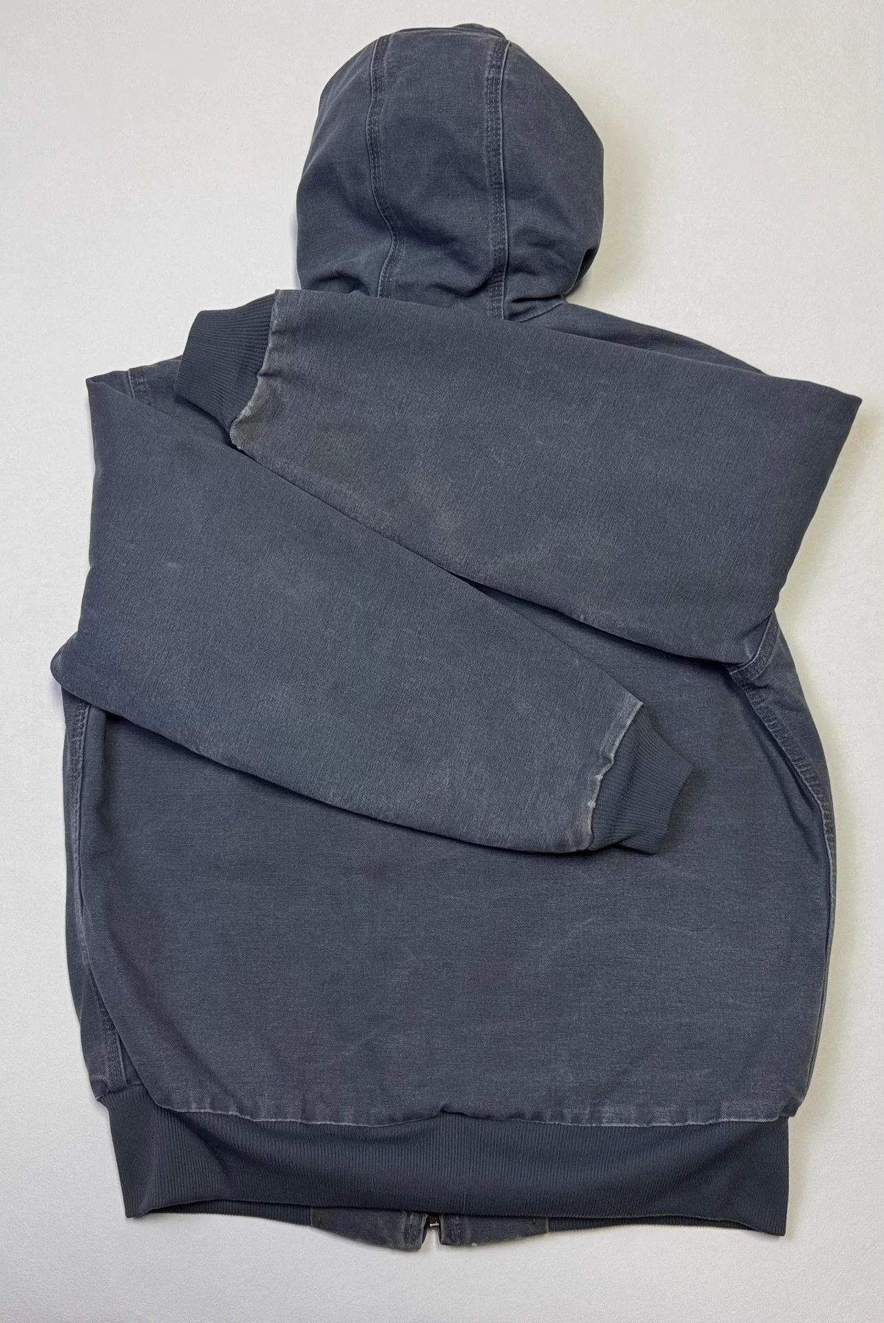 Carhartt Carhartt Vintage WJ130 Women's Storm Blue Hooded Jacket Size L / US 10 / IT 46 - 6 Thumbnail