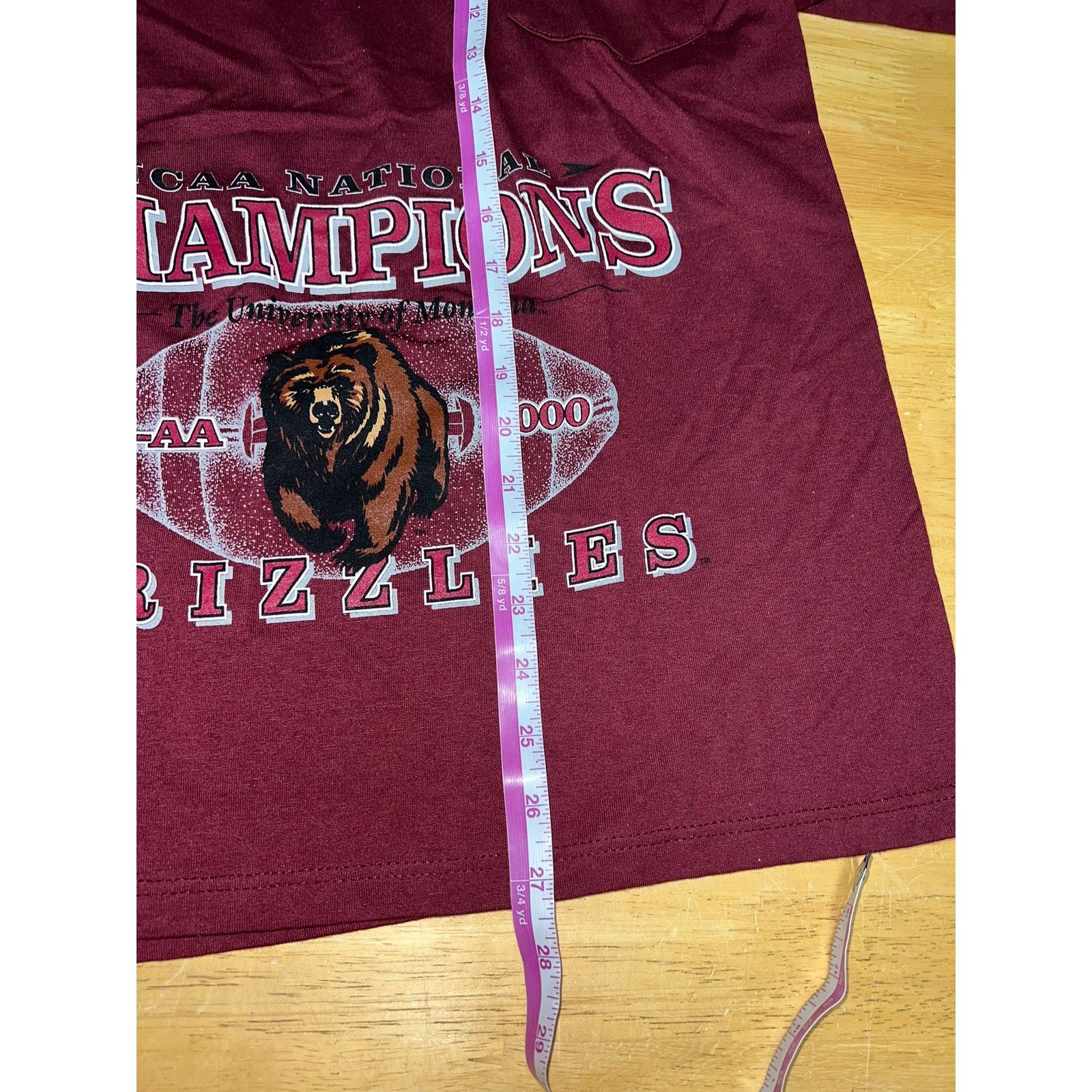 Jerzees Vintage University Of Montana Shirt Champs NCAA Grizzlies M Size US M / EU 48-50 / 2 - 9 Thumbnail