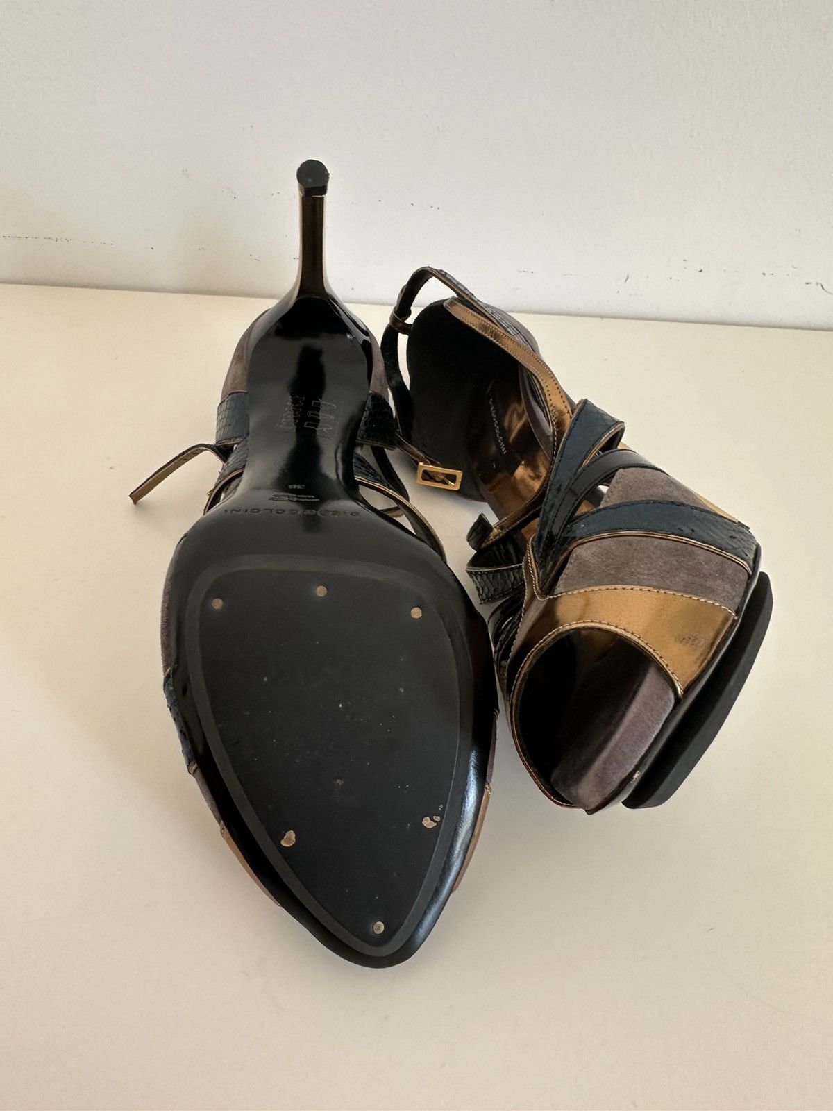 Other Diego Dolcini gold heals Size US 7 / IT 37 - 8 Thumbnail