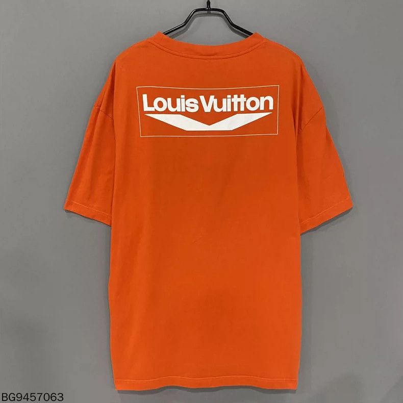Louis Vuitton Louis Vuitton Orange Logo Short Sleeve T-shirt- Size XL / US 12-14 / IT 48-50 - 3 Thumbnail
