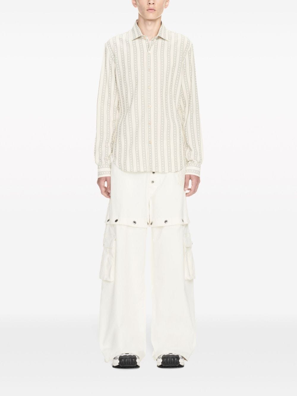 Off-White o1s22i1n1124 Five Pocket Jeans in White Size US 32 / EU 48 - 2 Thumbnail