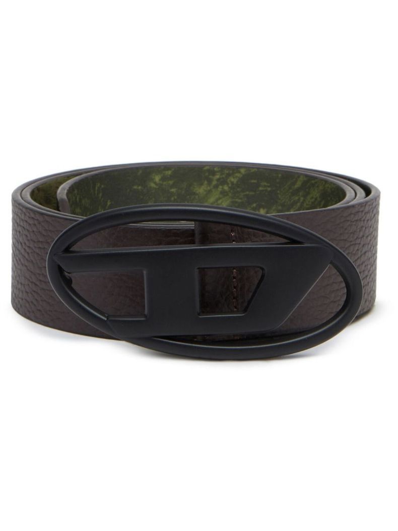 Diesel DIESEL Oval D Logo Reversible Leather Belt Earth Tone Editio Size 28 - 3 Thumbnail
