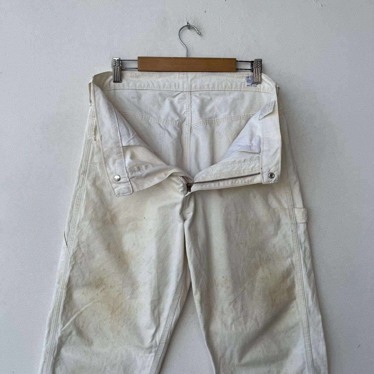 Orslow OrSlow Japan Painter Pants White Workwear French Work Pants Size US 30 / EU 46 - 13 Thumbnail