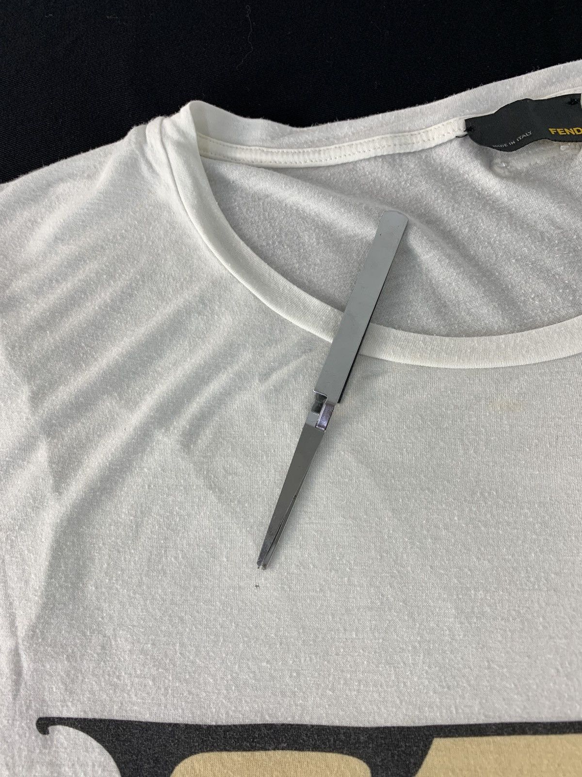 Fendi Fendi Fortune Italian Brand Graphic Screen Printed Tee Size US S / EU 44-46 / 1 - 15 Thumbnail