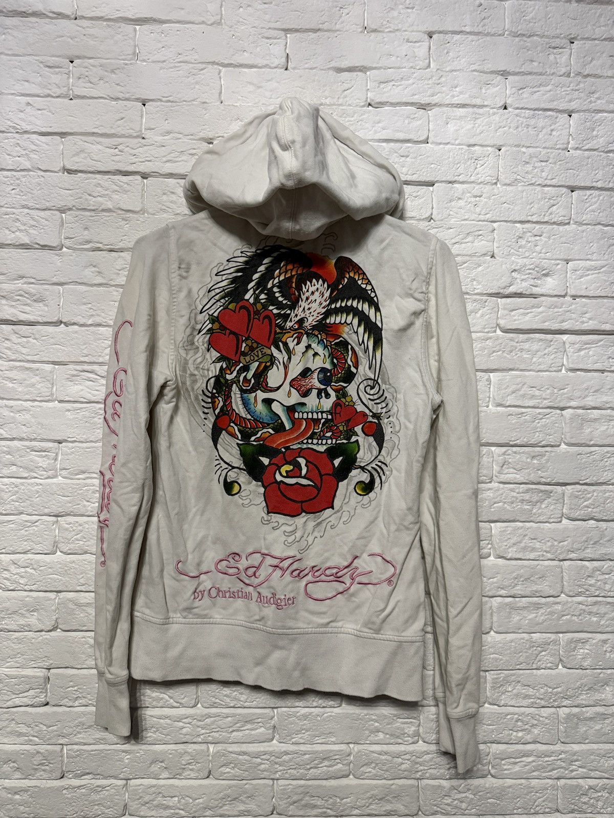Ed Hardy Vintage Don Ed Hardy By Christian Audigier Zip Skull Tatoo Size S / US 4 / IT 40 - 1 Thumbnail
