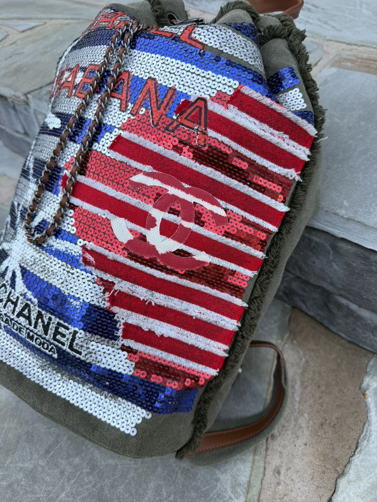 Chanel Chanel La Habana Backpack 2017 Collection Size ONE SIZE - 3 Thumbnail