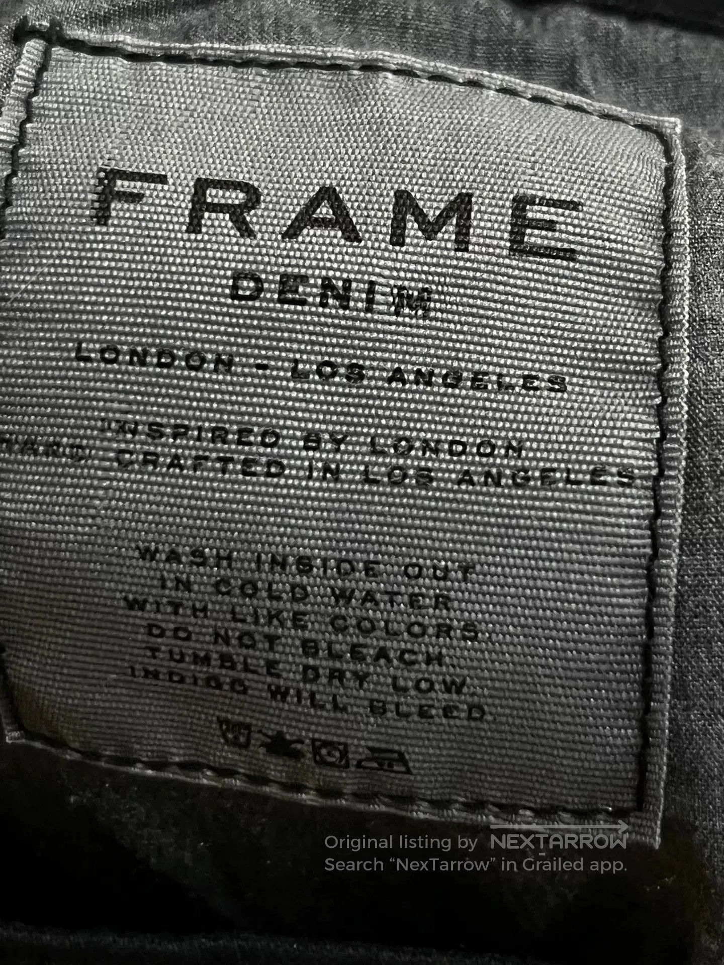 Frame FRAME Stretch Slim Black Jeans Size 27. Size 27" / US 4 / IT 40 - 6 Thumbnail