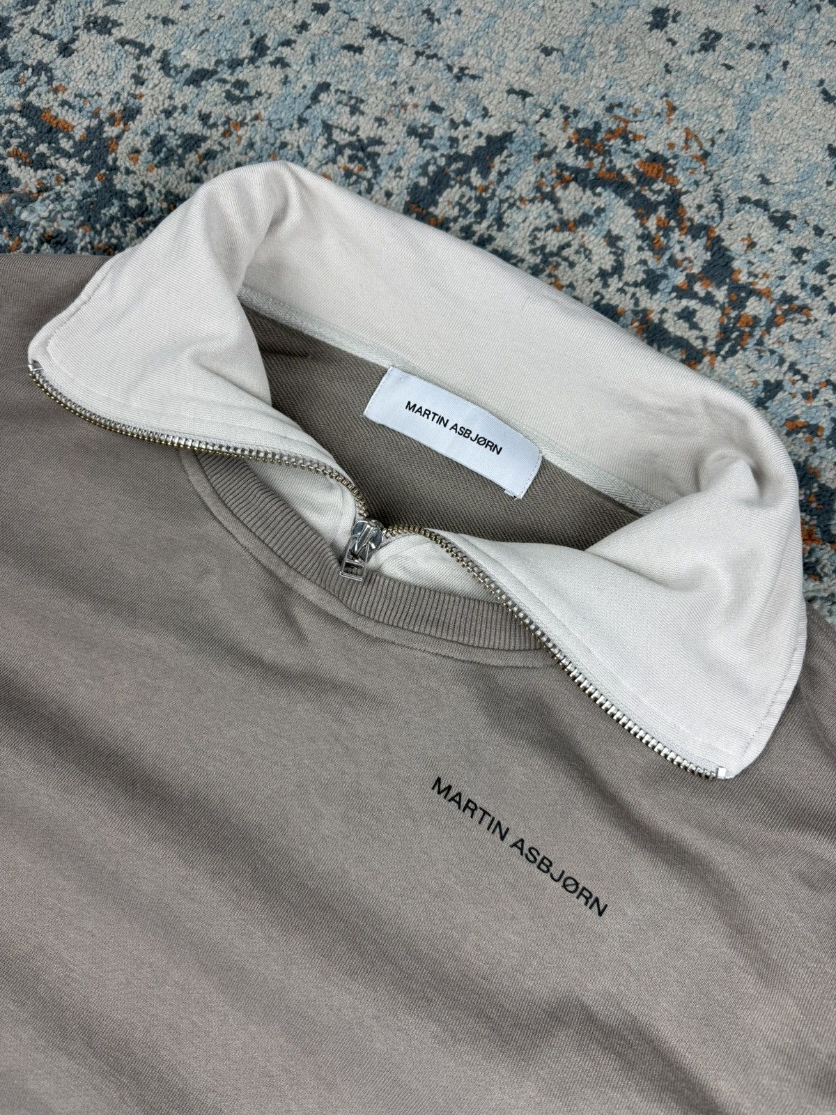 Martin Asbjorn Martin Asbjorn uktra boxy baggy mockneck sweatshirt Size US XL / EU 56 / 4 - 7 Thumbnail