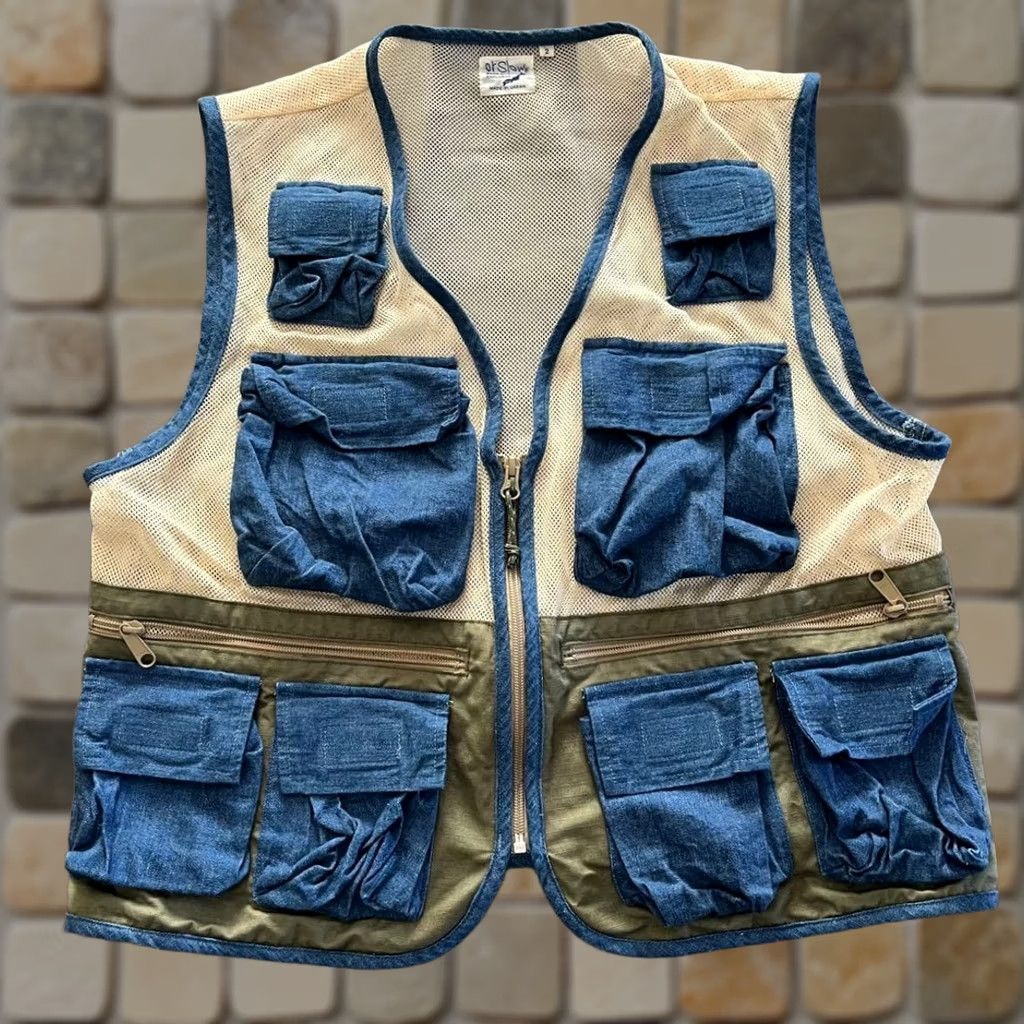 Orslow orSlow Denim Fishing Vest - Indigo Selvedge Size 2 Size US XS / EU 42 / 0 - 1 Thumbnail