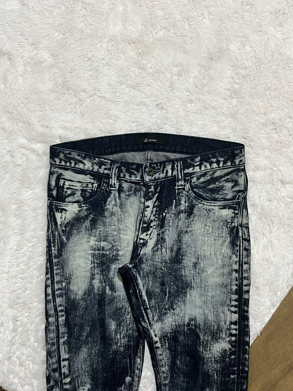 Other Johnbull Japan Acid Wash Skinny Denim Jeans Size US 31 - 2 Thumbnail