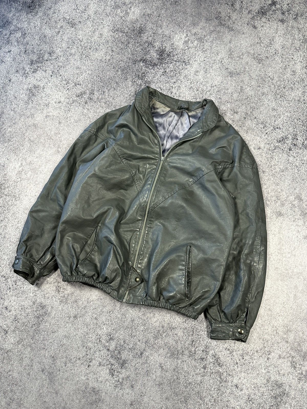 Vintage Y2K Vintage Leather Jacket Streetwear Rare Style USA VTg S Size US S / EU 44-46 / 1 - 1 Thumbnail