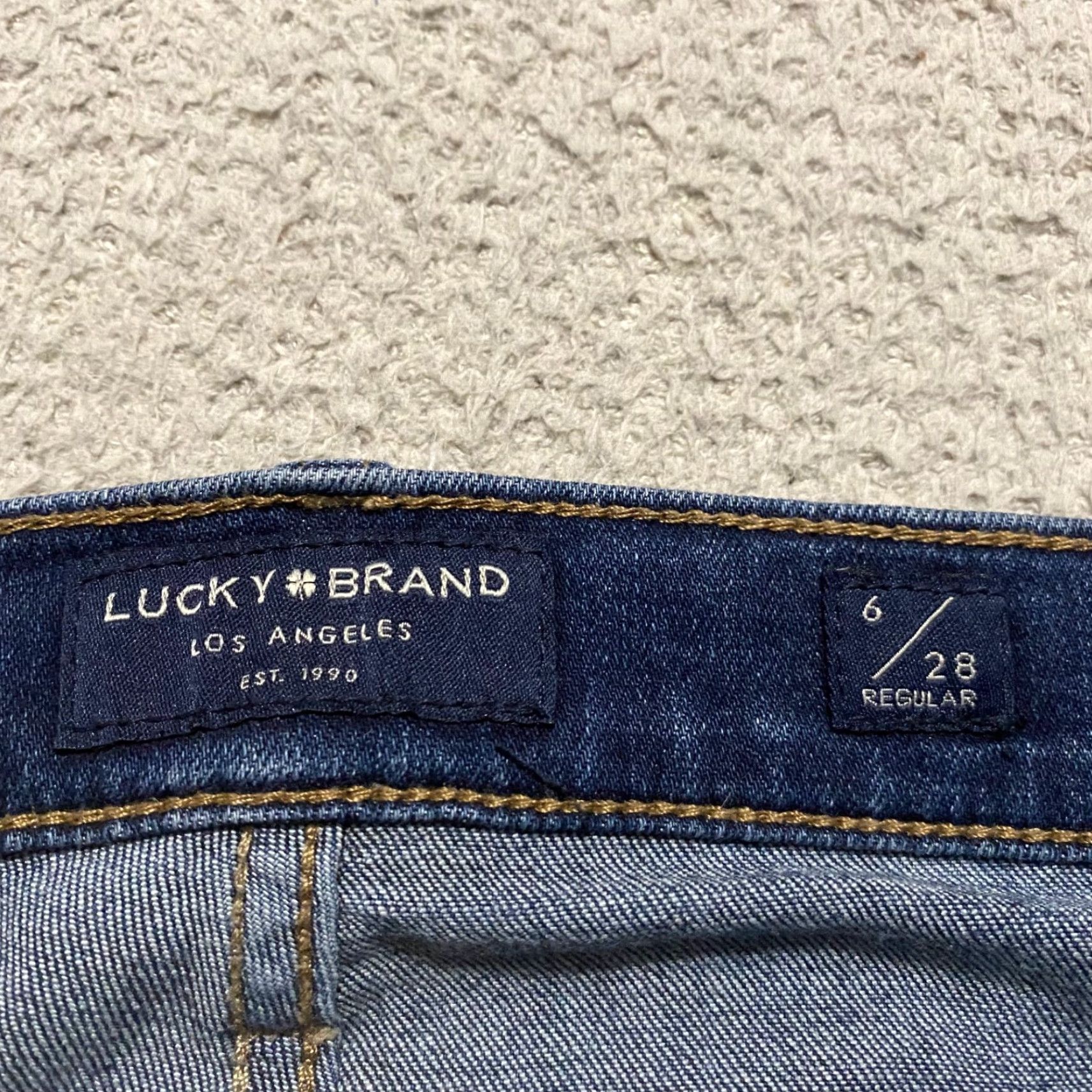 Lucky Brand Lucky Brand Jeans Womens Sz 6 Blue Denim Dark Wash Ava Skinny Mid Rise Size 28" / US 6 / IT 42 - 3 Thumbnail