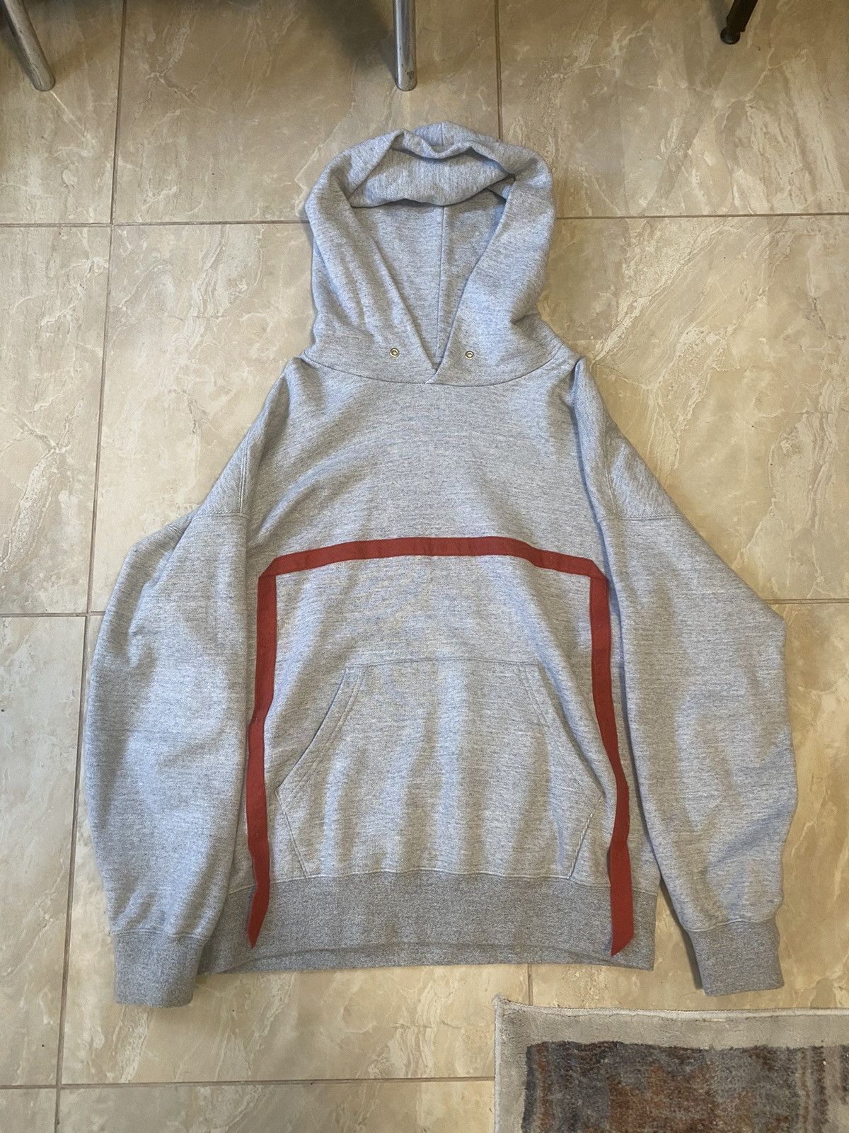 Visvim JUMBO P.O. RED SQUARE HOODIE AW18 Size US S / EU 44-46 / 1 - 1 Thumbnail