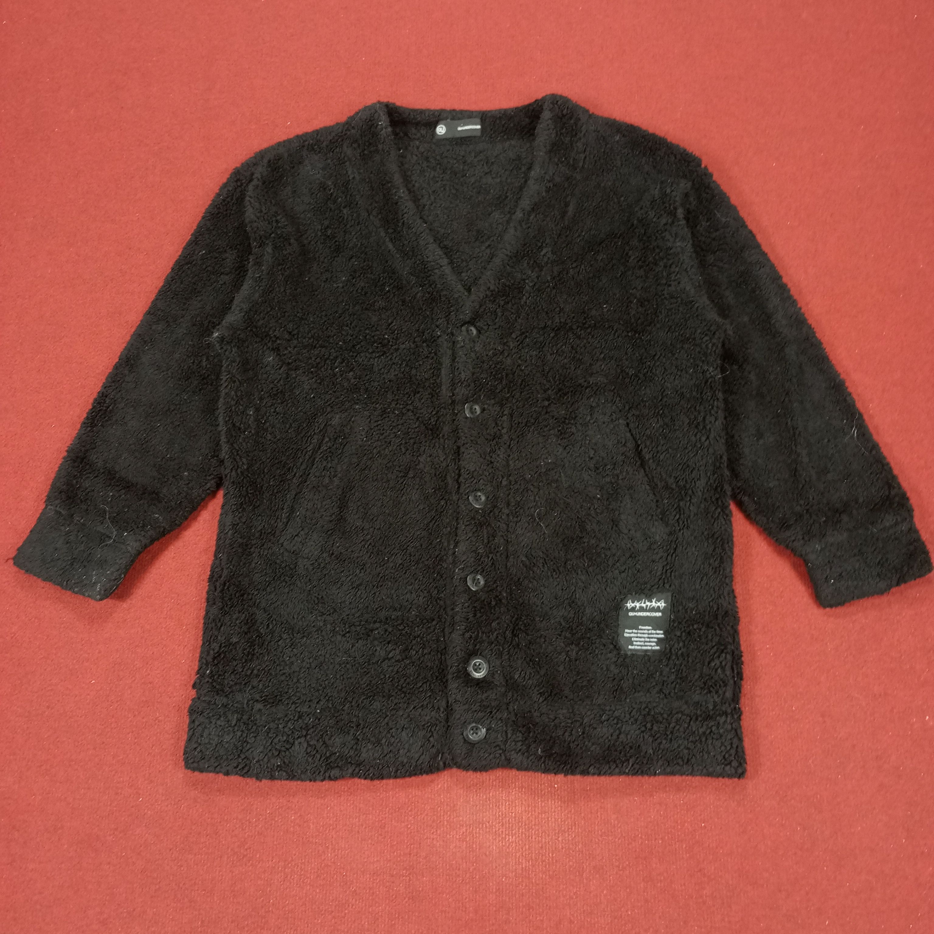 GU GU X Undercover Japanese Brand Fleece Jacket Size US L / EU 52-54 / 3 - 1 Thumbnail