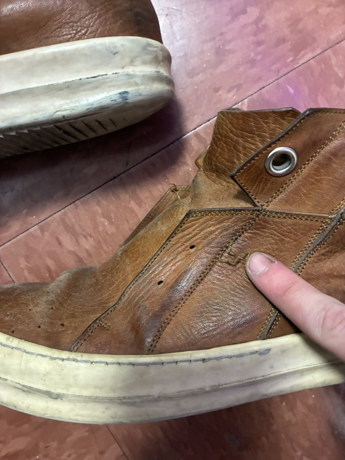 Rick Owens Rick Owens FW15 "Island Dunk" Size US 9 / EU 42 - 7 Thumbnail