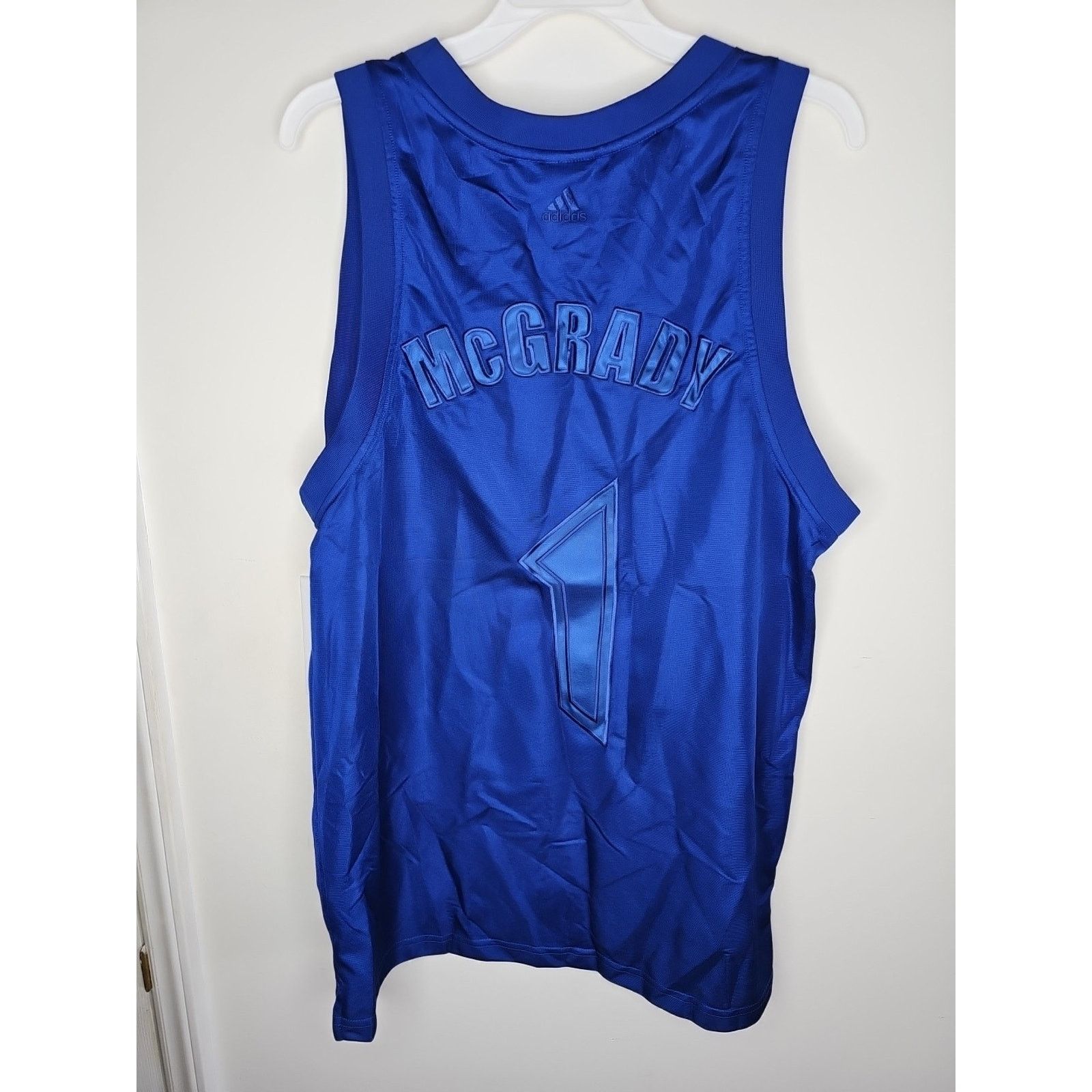 Adidas Adidas Designed Exclusively Tracy McGrady Blue Jersey Size M Size US M / EU 48-50 / 2 - 6 Thumbnail