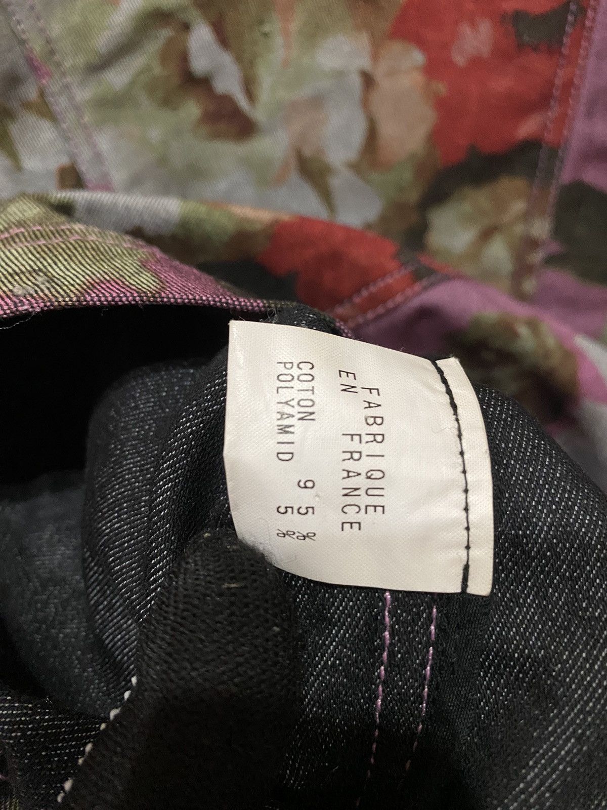 Designer Vicky Valère Paris Floral Jacket French Made Vintage Fashion Size M / US 6-8 / IT 42-44 - 10 Thumbnail