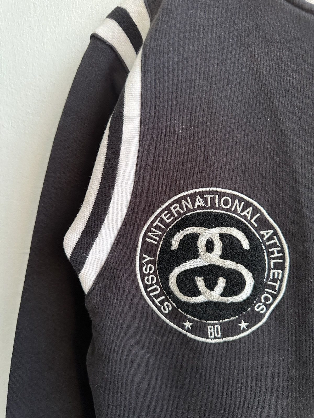 Stussy vintage stussy embroidered logo bomber jacket Size US M / EU 48-50 / 2 - 3 Thumbnail