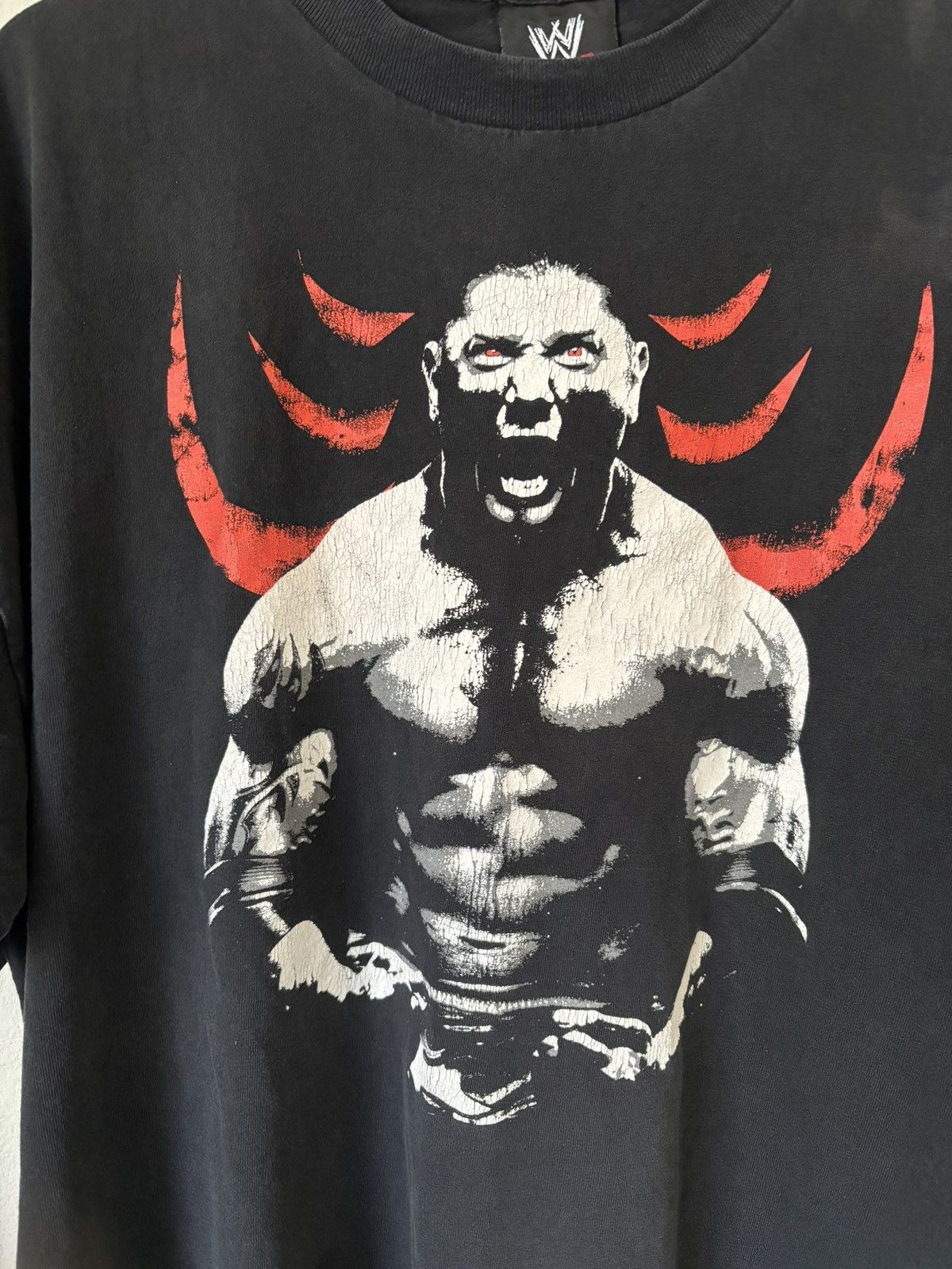 WWE Vintage 2002 Batista Unleashed WWE Shirt Size US XL / EU 56 / 4 - 4 Thumbnail