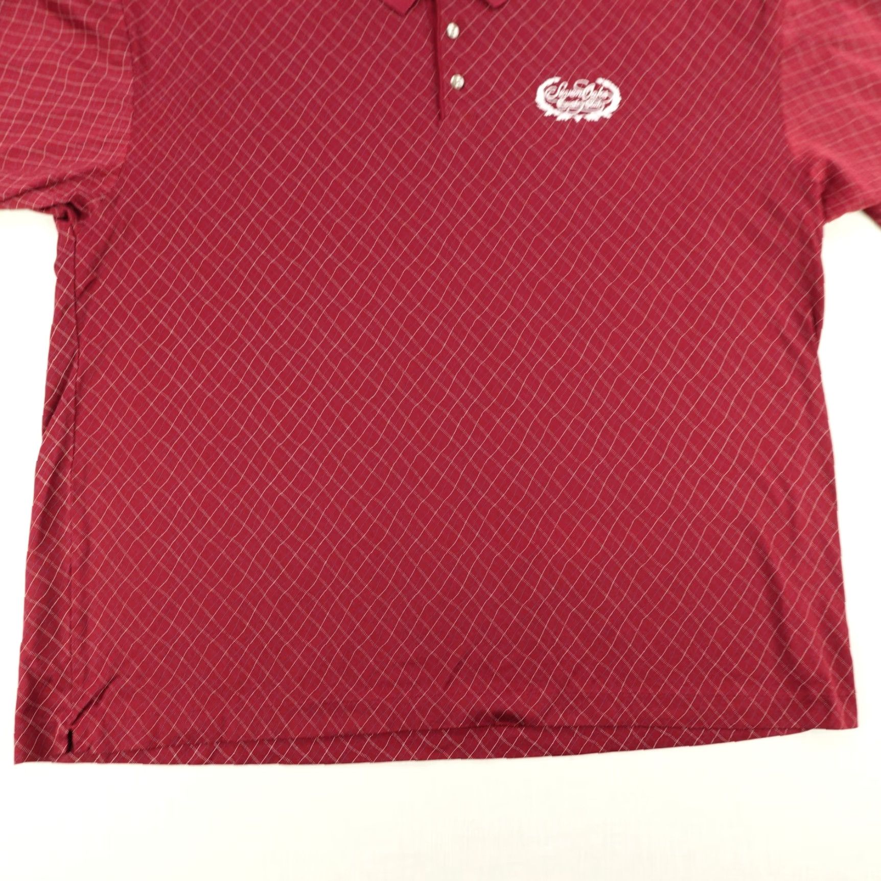 Nike VINTAGE Nike Polo Shirt Mens XL Plaid Tiger Woods Seven Oaks Country Club Golf Shirt Size US XL / EU 56 / 4 - 4 Thumbnail