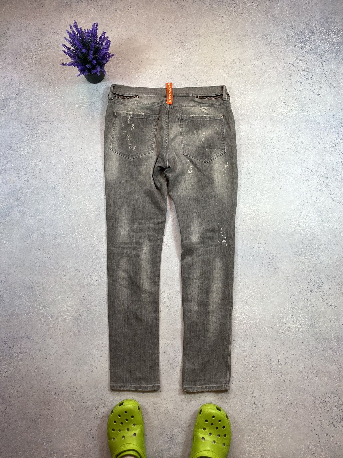 Dsquared2 Dsquared2 Grey Denim Pants Made in Italy Size 56 Size US 42 / EU 58 - 7 Thumbnail