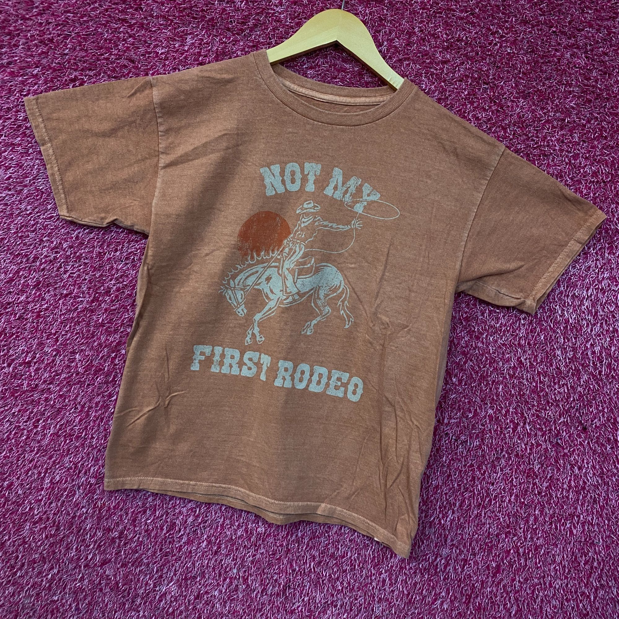 Other Not My First Rodeo Cowboy Vintage Style Graphic T-Shirt XL Size US XL / EU 56 / 4 - 3 Thumbnail