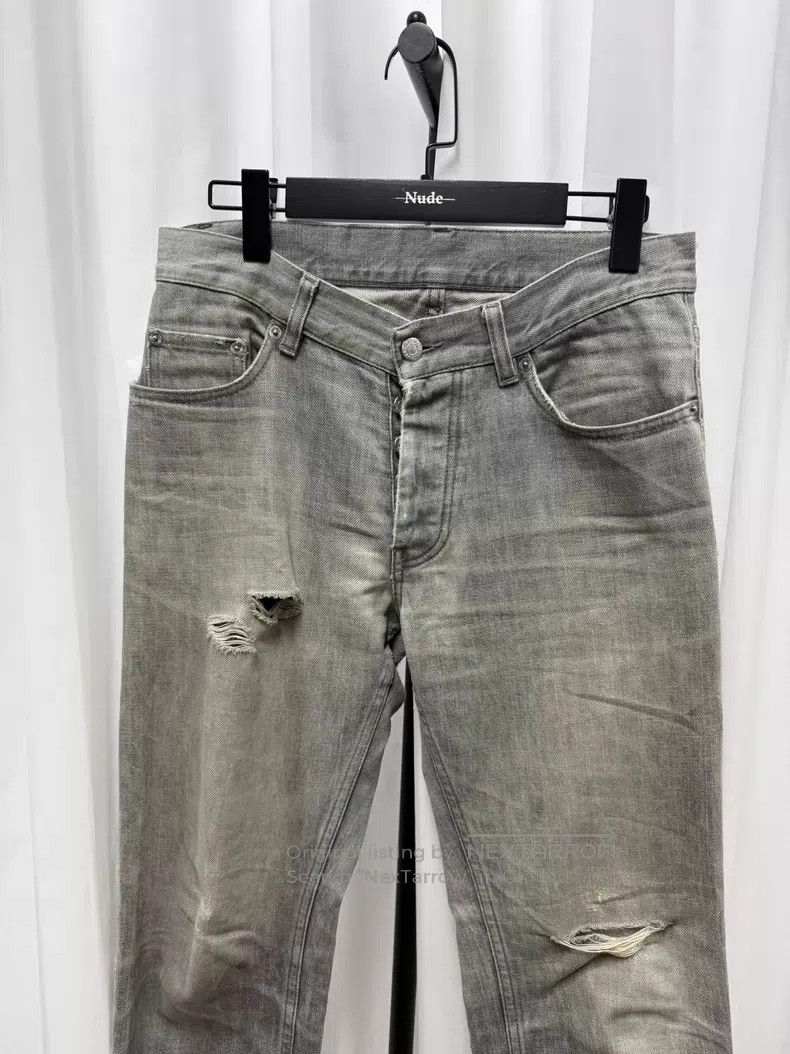 Helmut Lang HELMUT LANG Destroyed Washed Denim Jeans Size US 27 - 2 Thumbnail