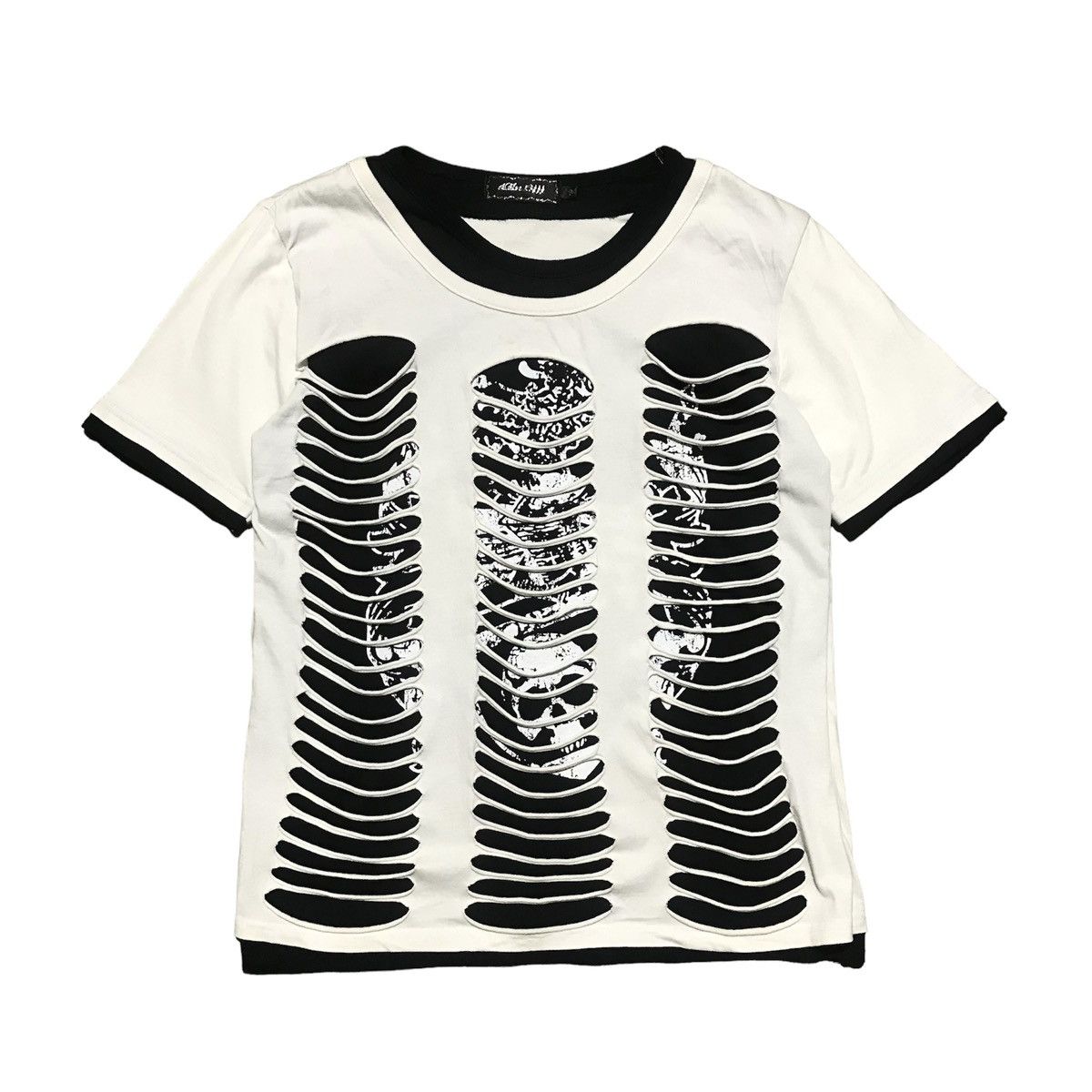Le Grande Bleu (L.G.B.) Bedrock x L.G.B white t-shirt undercover