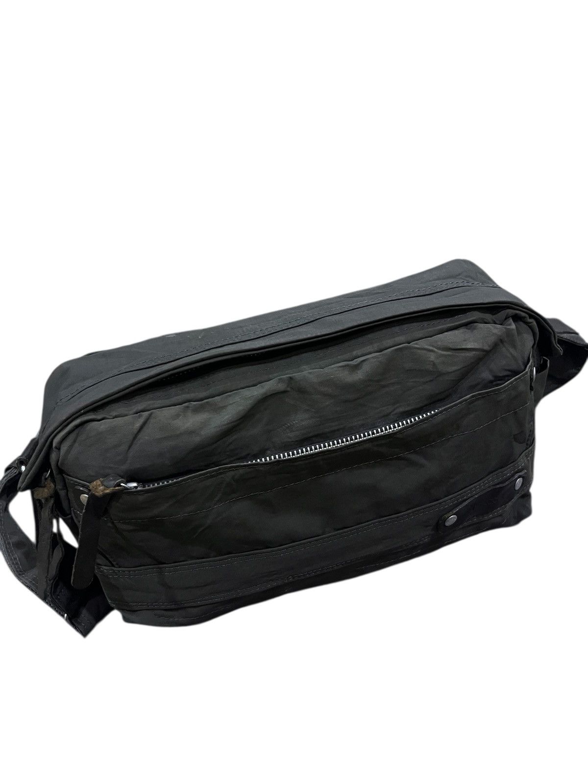Yohji Yamamoto Y’SACCS YOHJI YAMAMOTO NYLON LEATHER CROSS BODY BAG Size ONE SIZE - 5 Thumbnail