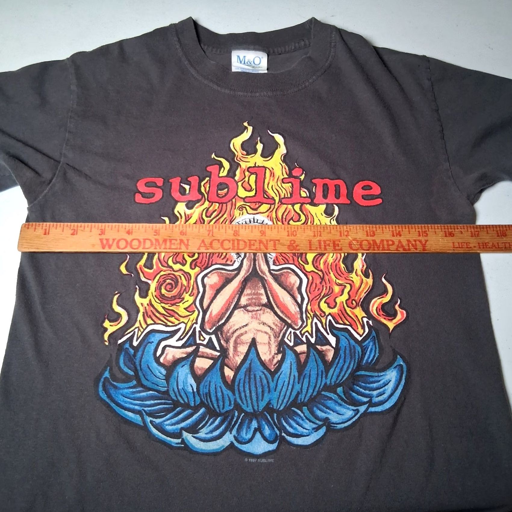 Vintage VINTAGE Sublime Band Shirt S Gray Graphic T Distressed Music Shirt Mens Small Distressed Size US S / EU 44-46 / 1 - 4 Thumbnail