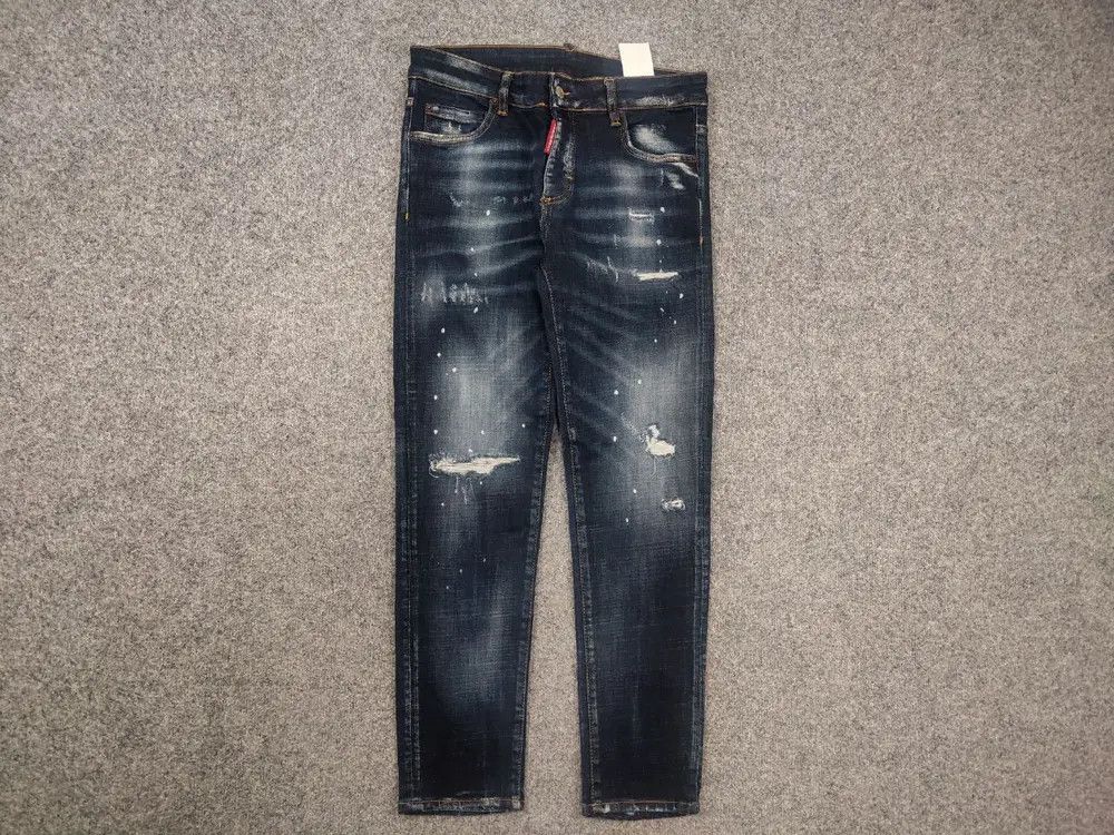 Dsquared2 Dsquared2 tidy biker Wash Distressed Denim Jeans Vintage Size US 30 / EU 46 - 1 Thumbnail
