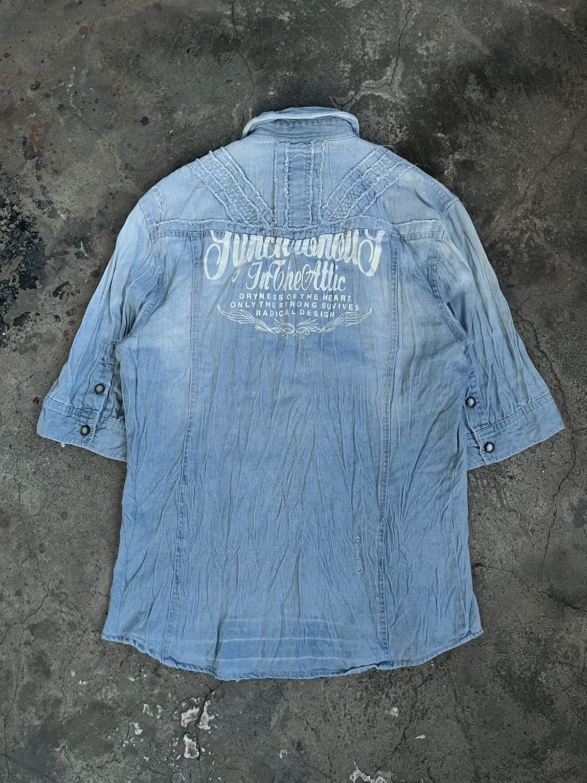 14th Addiction × If Six Was Nine × Le Grande Bleu (L.G.B.) JAPANESE IN THE ATTIC DENIM GOTHIC SEDITIONARIES PUNK STYLE Size US L / EU 52-54 / 3 - 2 Thumbnail