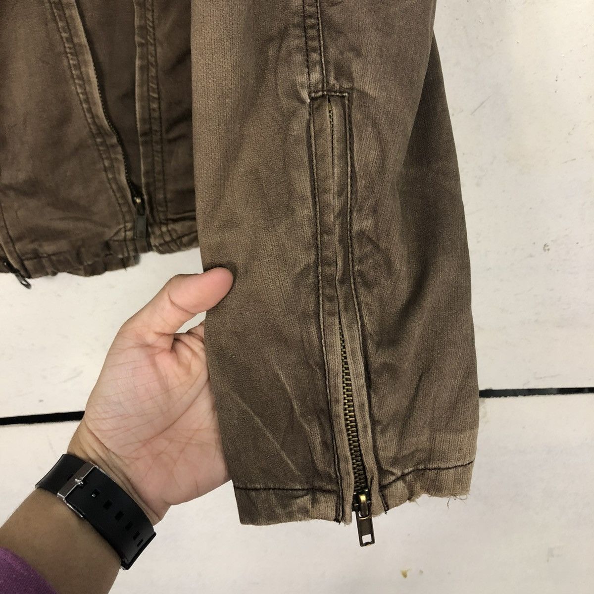 Japanese Brand 🔥VINTAGE BIKER JACKET CROPPED DESIGN ICCA ISSEY MIYAKE Size US M / EU 48-50 / 2 - 17 Thumbnail