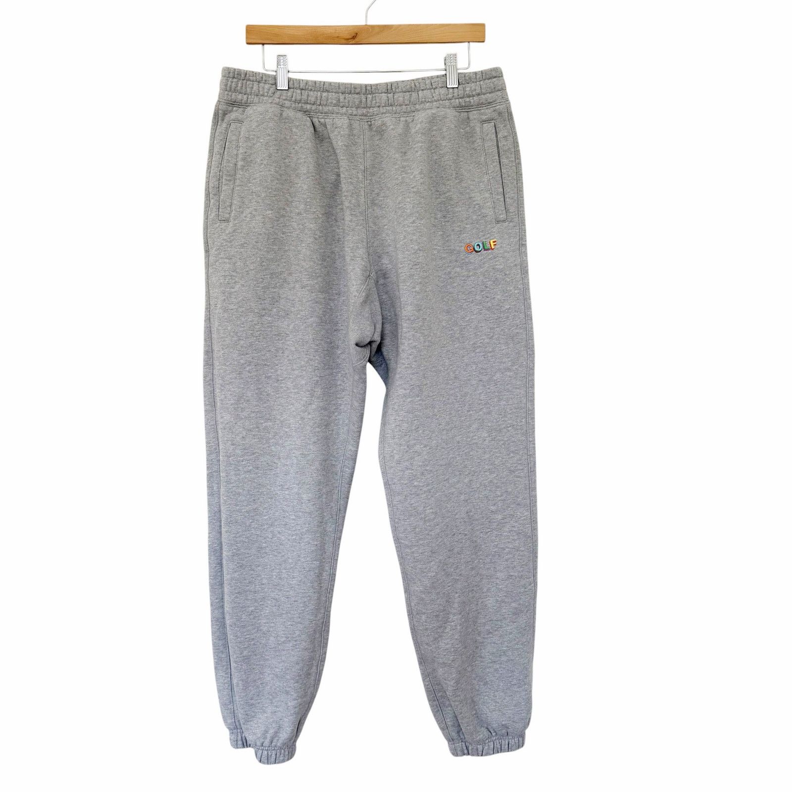 Golf Wang Golf Wang Gray Joggers Sweatpants Sz L Size US 32 / EU 48 - 1 Thumbnail
