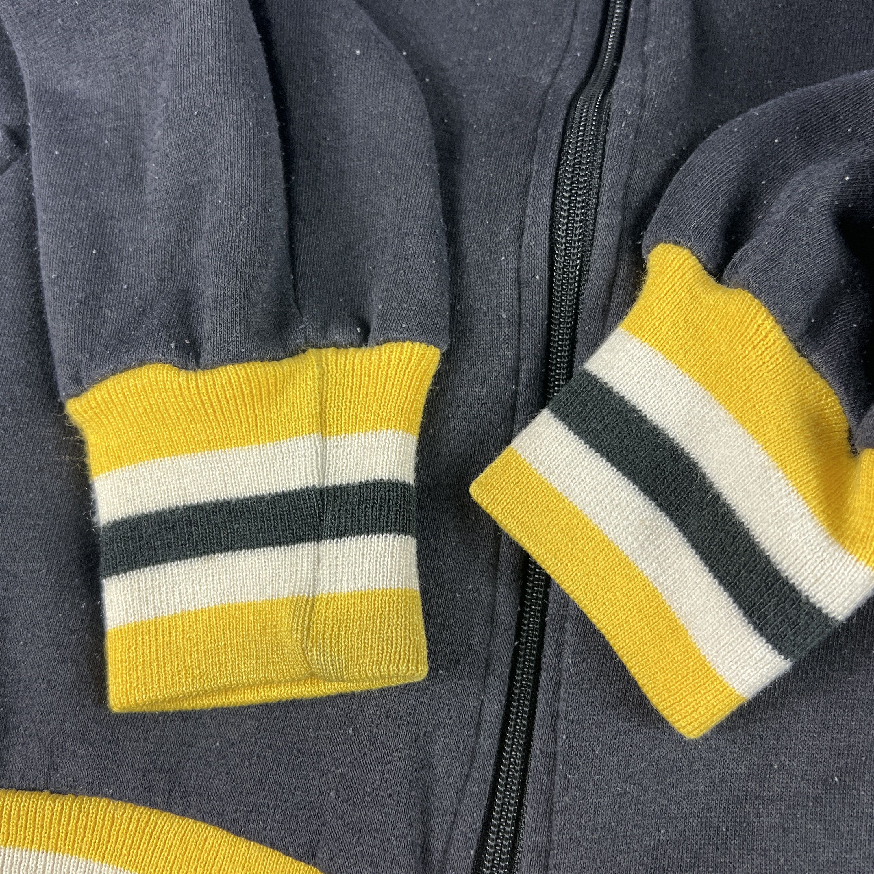 PONY × Vintage VTG 80s Pony Track Jacket Black Faded Full Zip Sweatshirt Size US M / EU 48-50 / 2 - 5 Thumbnail
