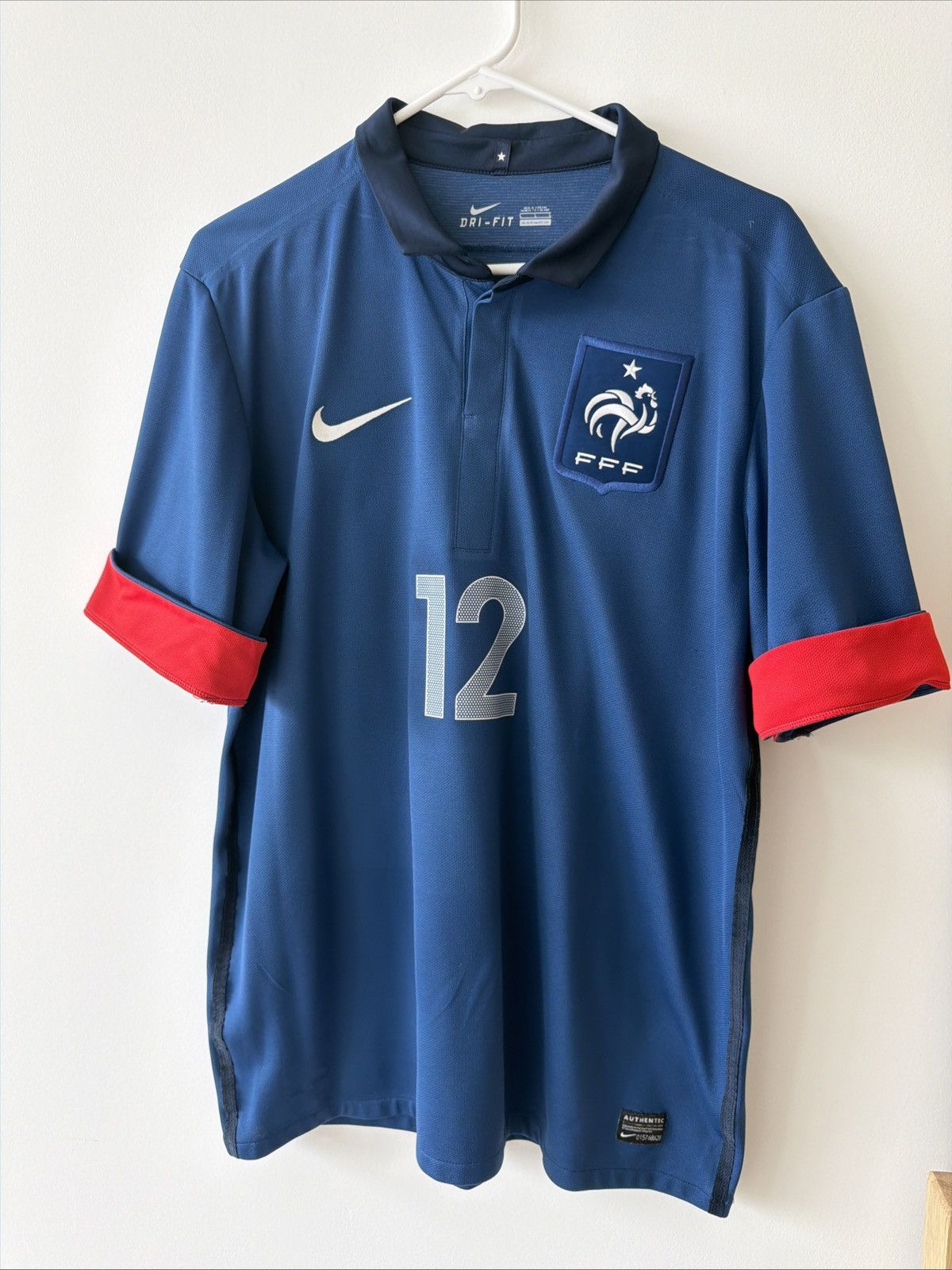 Nike France 2011-2012 Henry Jersey Size US L / EU 52-54 / 3 - 1 Thumbnail