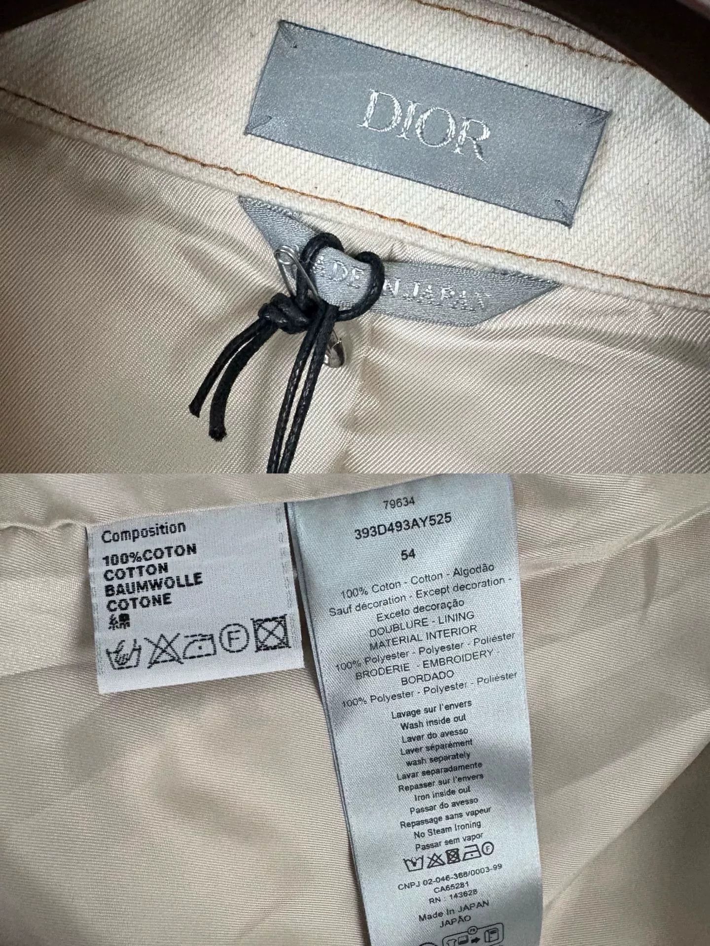 Dior Dior Men's Pilot Jacket Collaboration Size US L / EU 52-54 / 3 - 3 Thumbnail