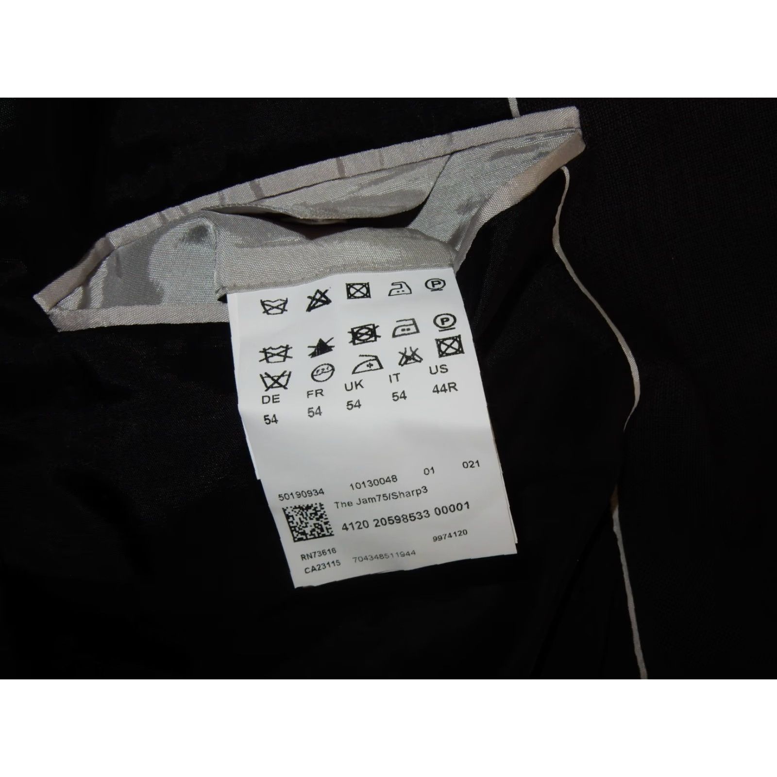 Hugo Boss VINTAGE HUGO BOSS Men's Wool Suit Jacket Pants 54 Gray 2-Piece Regular Size 38x32 Size 54R - 7 Thumbnail