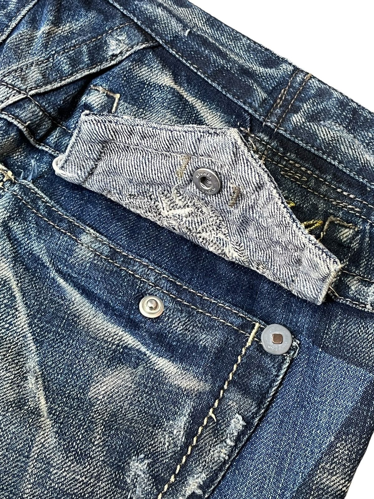 Marithe + Francois Girbaud SICK🔥MARITHE FRANCOIS GIRBAUD LOW RISE SHORT DENIM PANT Size US 32 / EU 48 - 11 Thumbnail