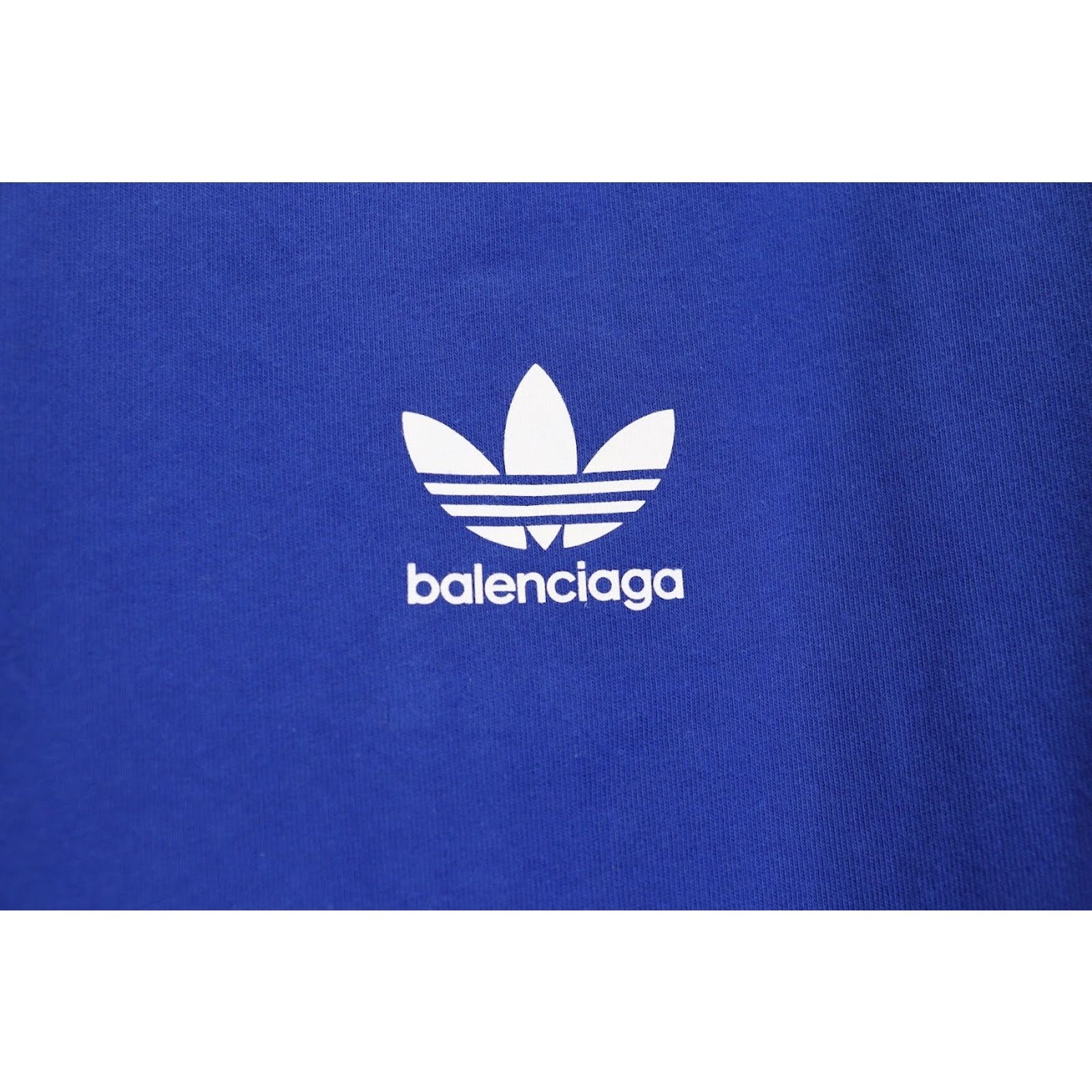 Adidas × Balenciaga o1rshd1 Logo Printed Long Sleeve T-Shirt in Blue Size US S / EU 44-46 / 1 - 3 Thumbnail