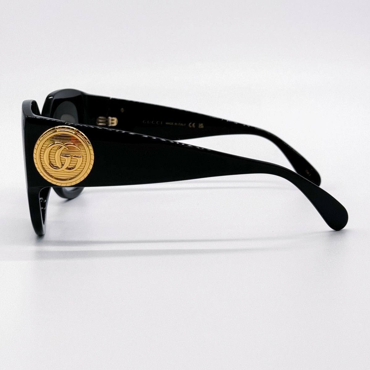 NEW GUCCI GG1407S 001 BLACK GREY WOMEN OVERSIZED SUNGLASSES
