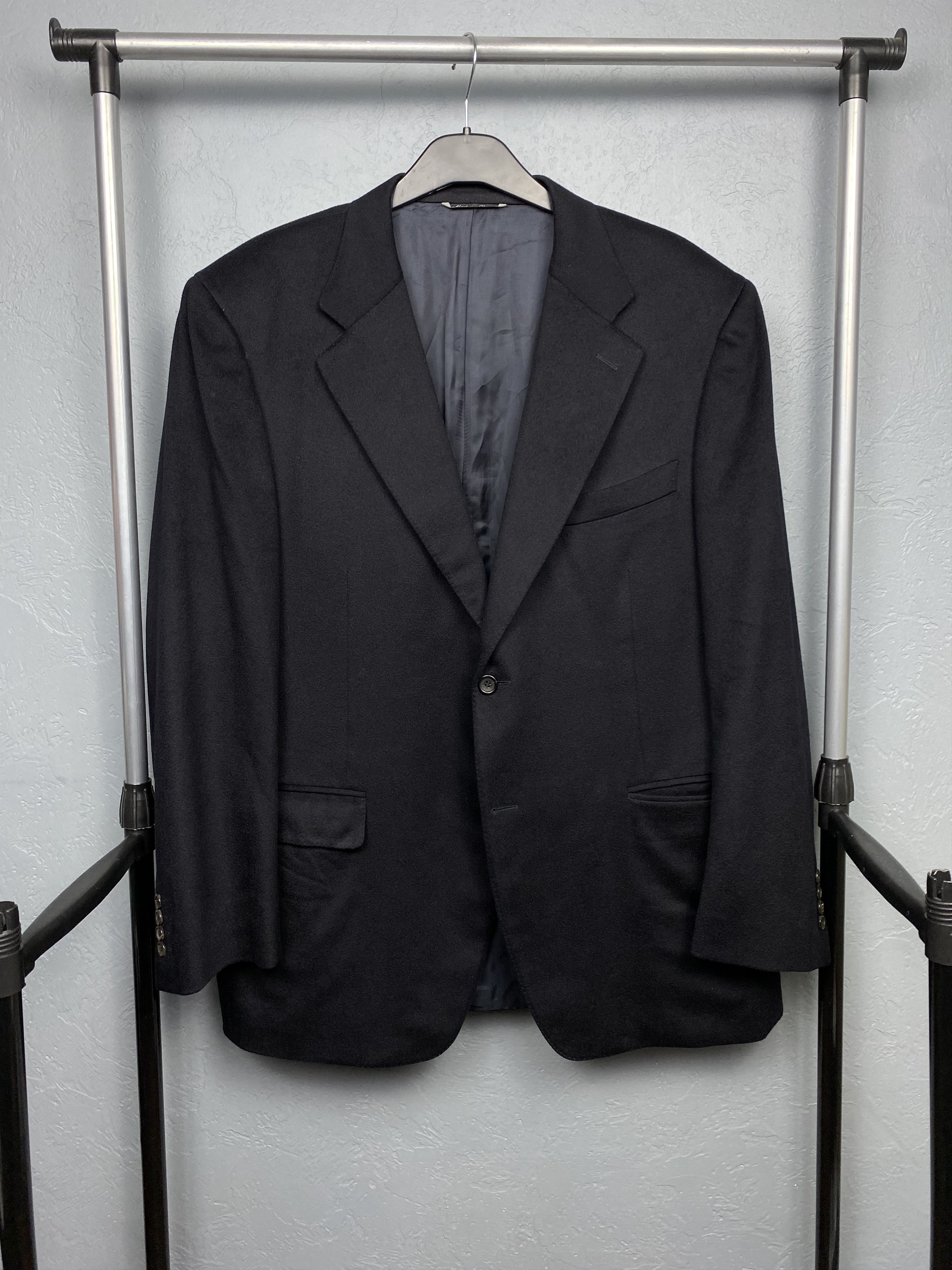 Canali Canali Vintage Mens Cashmere Wool Blazer Jacket Size US XL / EU 56 / 4 - 1 Thumbnail