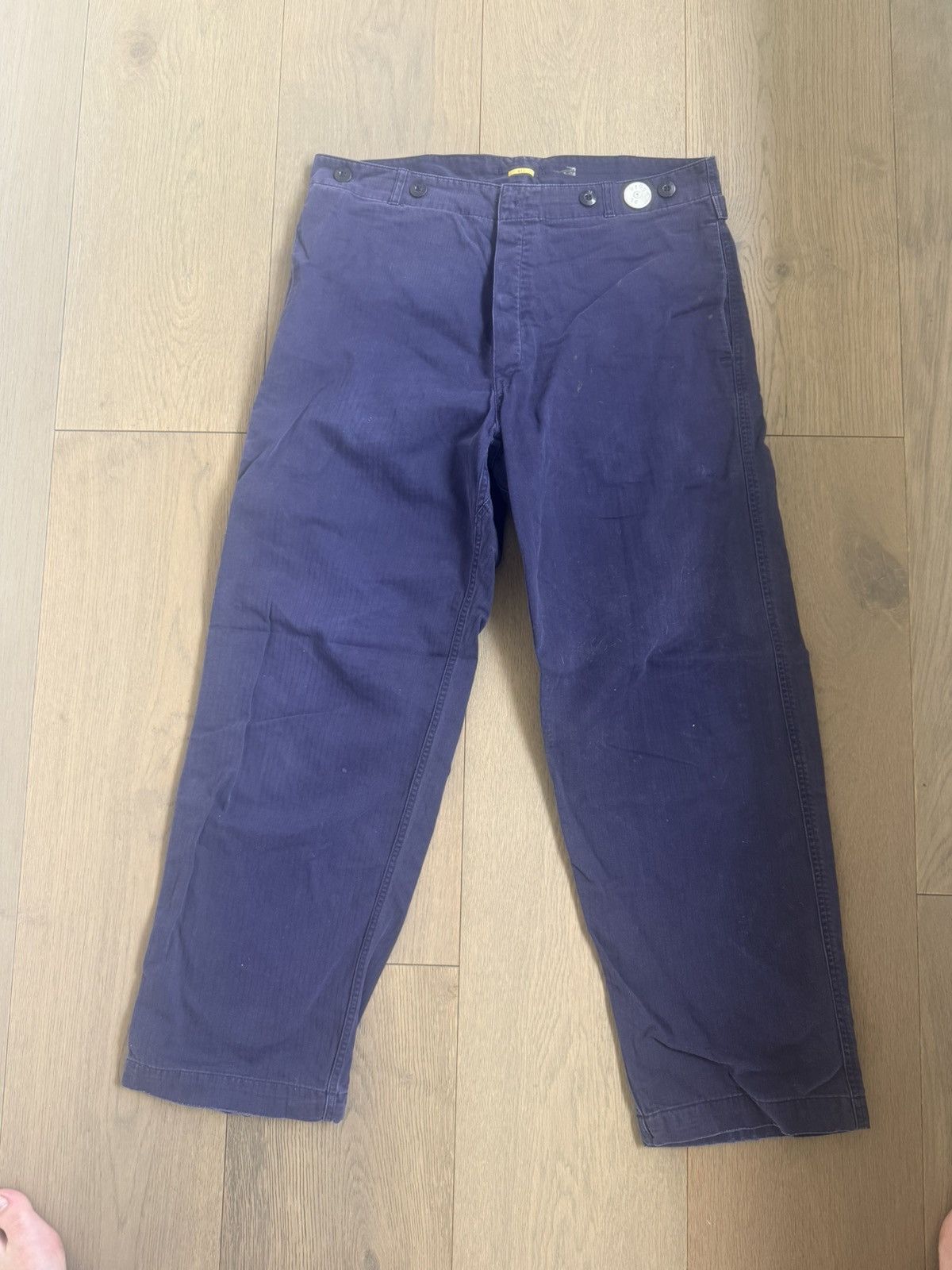 Vintage Vintage Military Blue Straight Leg Tactical Pants Sz 32 / M Size US 32 / EU 48 - 1 Thumbnail