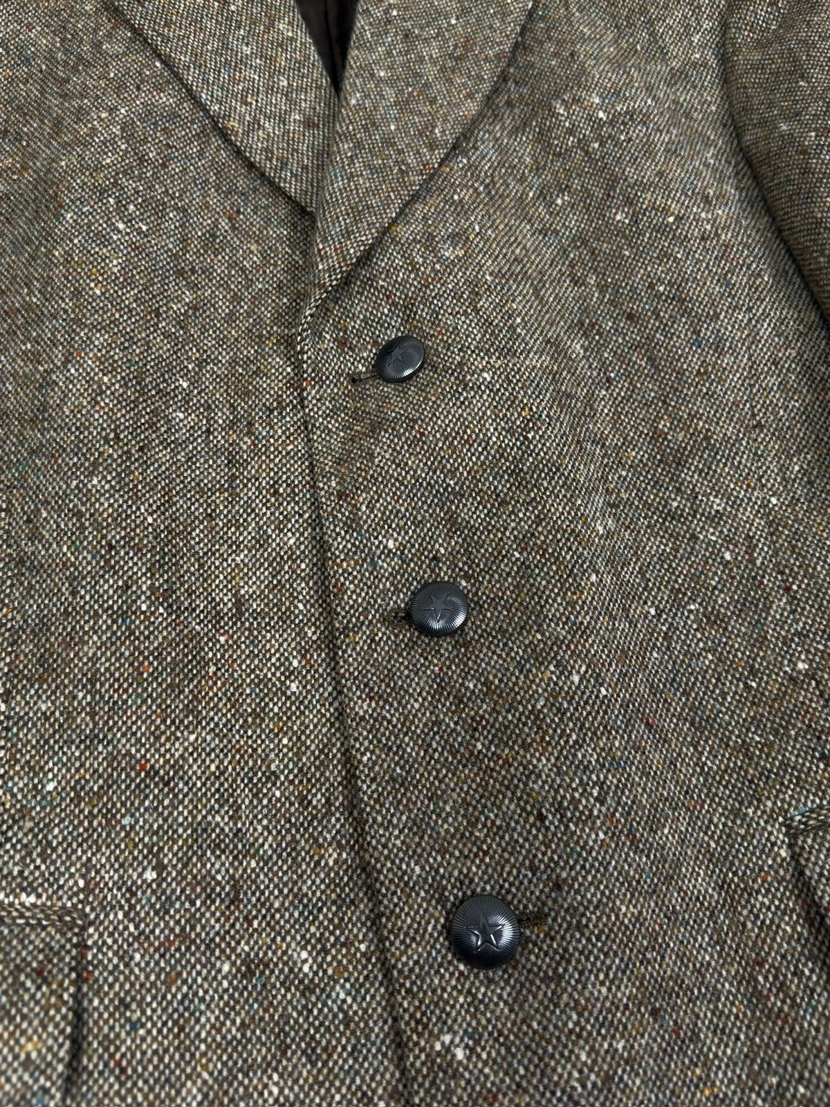 Thierry Mugler Rare 80’s THIERRY MUGLER Tweed Wool Blazer Jacket Size 50R - 7 Thumbnail
