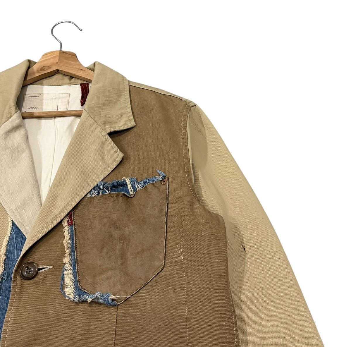 Levi's Vintage Clothing Vintage Levis Strauss & Co Redloop Rare Design Jacket Size US L / EU 52-54 / 3 - 2 Thumbnail