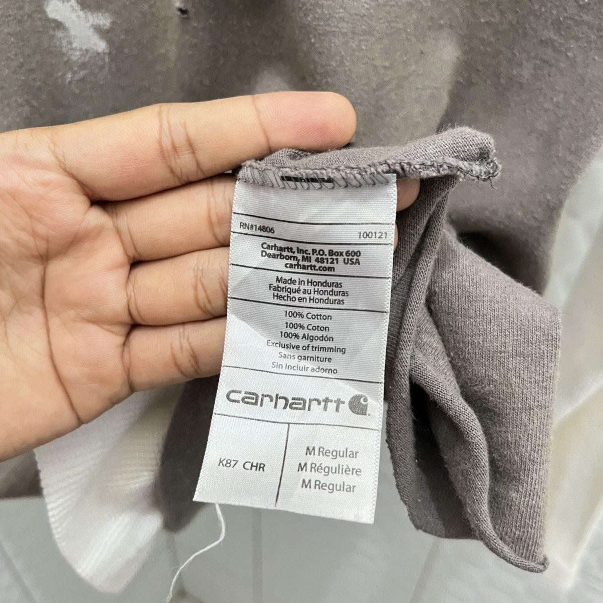 Carhartt Double Layer Thrashed Sun Faded Carhatt Pocket Size US L / EU 52-54 / 3 - 7 Thumbnail