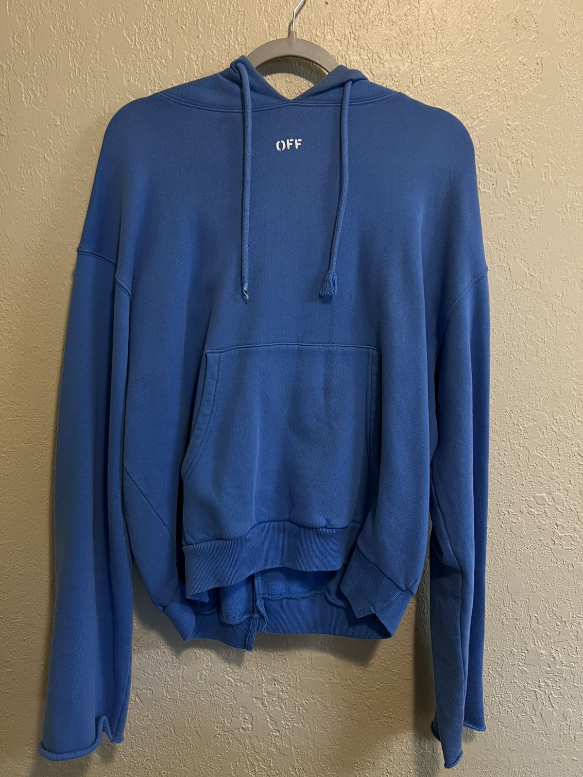 Off-White Off-White Safety Cropped Hoodie Size US L / EU 52-54 / 3 - 1 Thumbnail