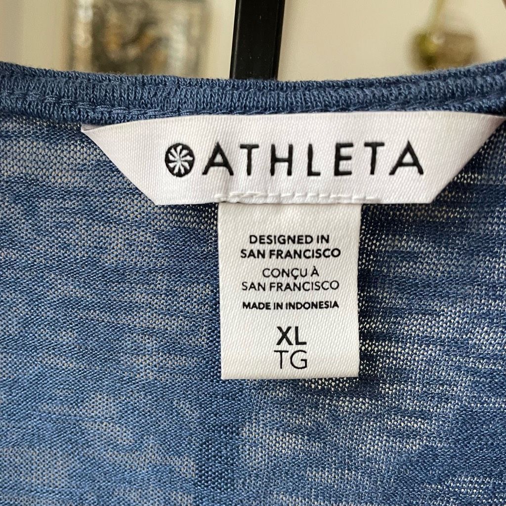 Athleta Athleta Breezy Wrap Top Cobalt Blue 988031 $50 L Size XL / US 12-14 / IT 48-50 - 5 Thumbnail