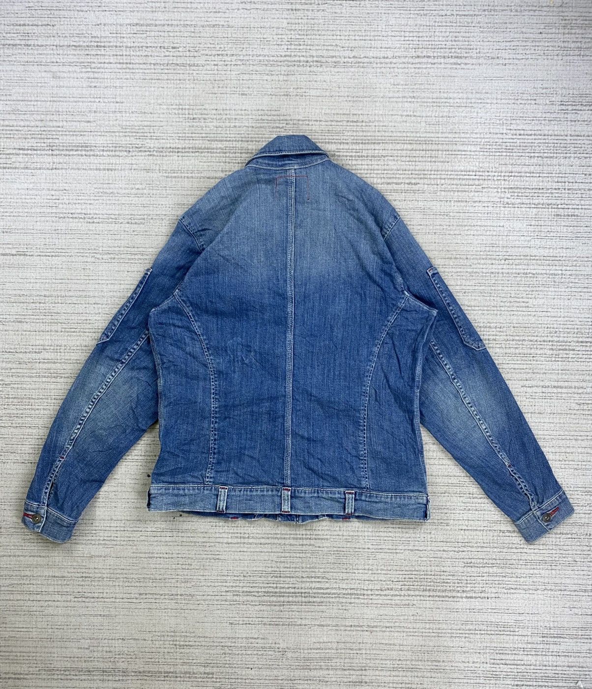 Edwin × Japanese Brand Vintage EDW Tough & Stretch By Edwin Denim Jacket Size US M / EU 48-50 / 2 - 2 Thumbnail