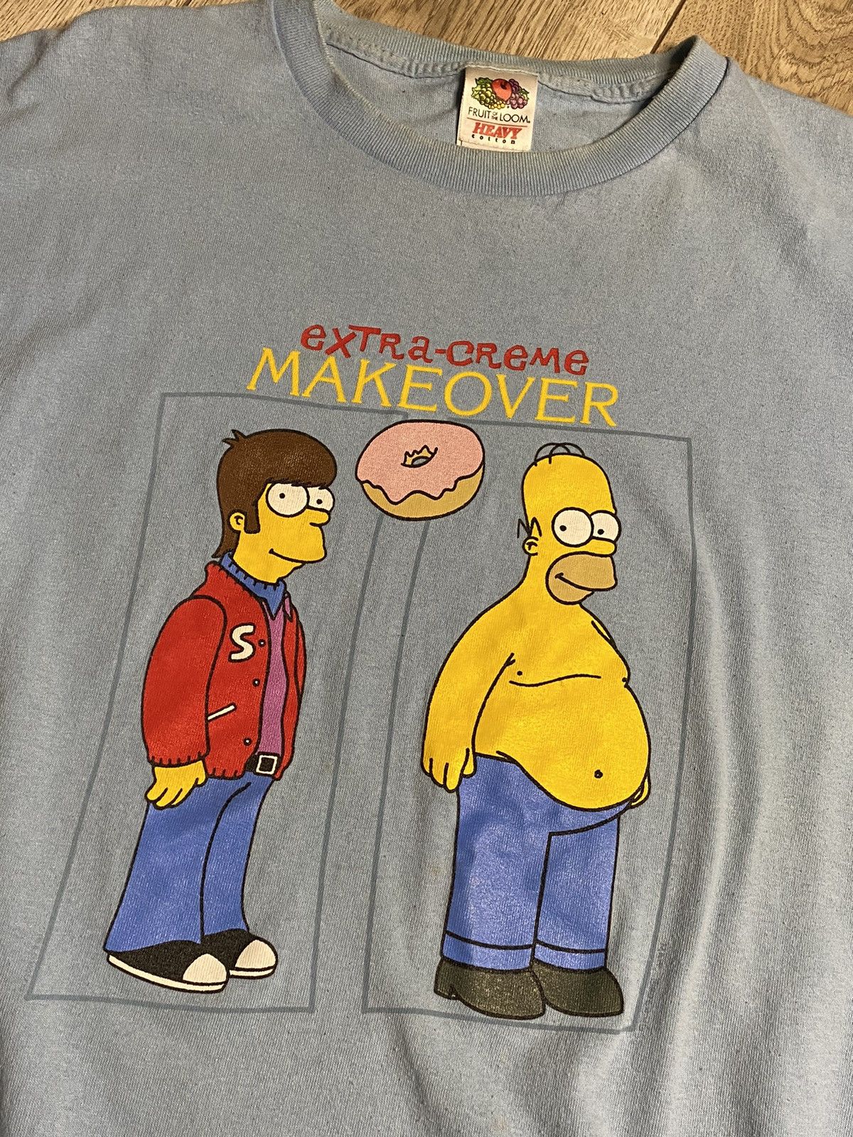 The Simpsons Vintage Homer Simpsons Tee Y2K Style Size US XL / EU 56 / 4 - 3 Thumbnail